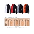 thumbnail image 2 of CVLIFE mens casual color block chaqueta con capucha suéter con cremallera con bolsillo manga larga chaqueta deportiva para fitness CVLIFE Casual suelto, 2 of 3