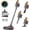 Silver, variant on Rebanic S8 Cordless Vacuum Cleaner, 600W 48Kpa 65mins Stick Vacuum Rechargeable, Self-Standing, Hair-Resistant, Lightweight Handheld Vacuum Cleaners for Home Pet Hair Carpet Hardwood Floor Car, Blue