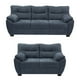 thumbnail image 1 of Sala 3-2 TRINITY Monza 2 Piezas (Sofá, Love Seat) Steel Blue Para Sala, 1 of 8