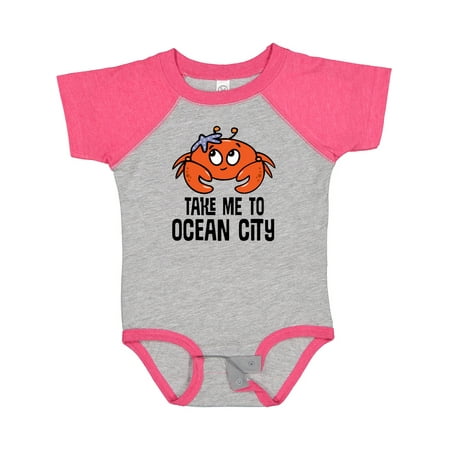 

Inktastic Ocean City Maryland Cute Crab Gift Baby Boy or Baby Girl Bodysuit