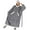 Grey, variant on Fantaslook Oversized Wearable Blanket Hoodie, Long Flannel Sherpa Fleece Blanket Hoodie Sweatshirt for Adults Women Men, Plush Blanket with Hood, Pocket & Sleeves