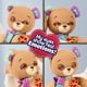 thumbnail image 5 of Thready Bear - Interactive 14 Plush Teddy Bear. Make A Wish & Bear Comes to Life. Magical Expressive Button Eyes - Happy, Sad, Winks & Blinks. 70+ Expressions & Reactions. Batteries Included. Ages 3+, 5 of 5