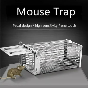 Mouse Trap Rat Trap Rodent Trap Live Catch Cage, Easy to Set Up and Reuse