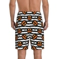 thumbnail image 2 of Mens Pajama Pants - Spiders Pumpkins Halloween Sleep Shorts Mens Pajama Shorts, Comfy Pj Pants for Mens Lounge Shorts, 2 of 5