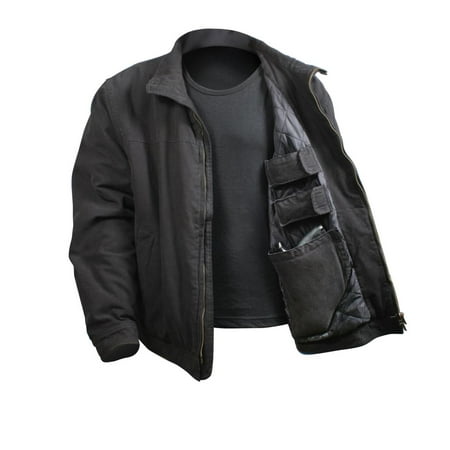 3 Season Concealed Carry Jacket, Black, X-Large