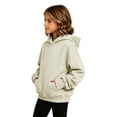 thumbnail image 6 of Mitankcoo Girls Oversized Pullover Hoodie Basic Long Sleeve Sweatshirt with Kangaroo Pocket for Casual, 6 of 8