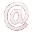 thumbnail image 1 of Figura Decorativa Pared Arroba 1 Pz Crown Baccara Crown Baccara ARROBA, 1 of 3