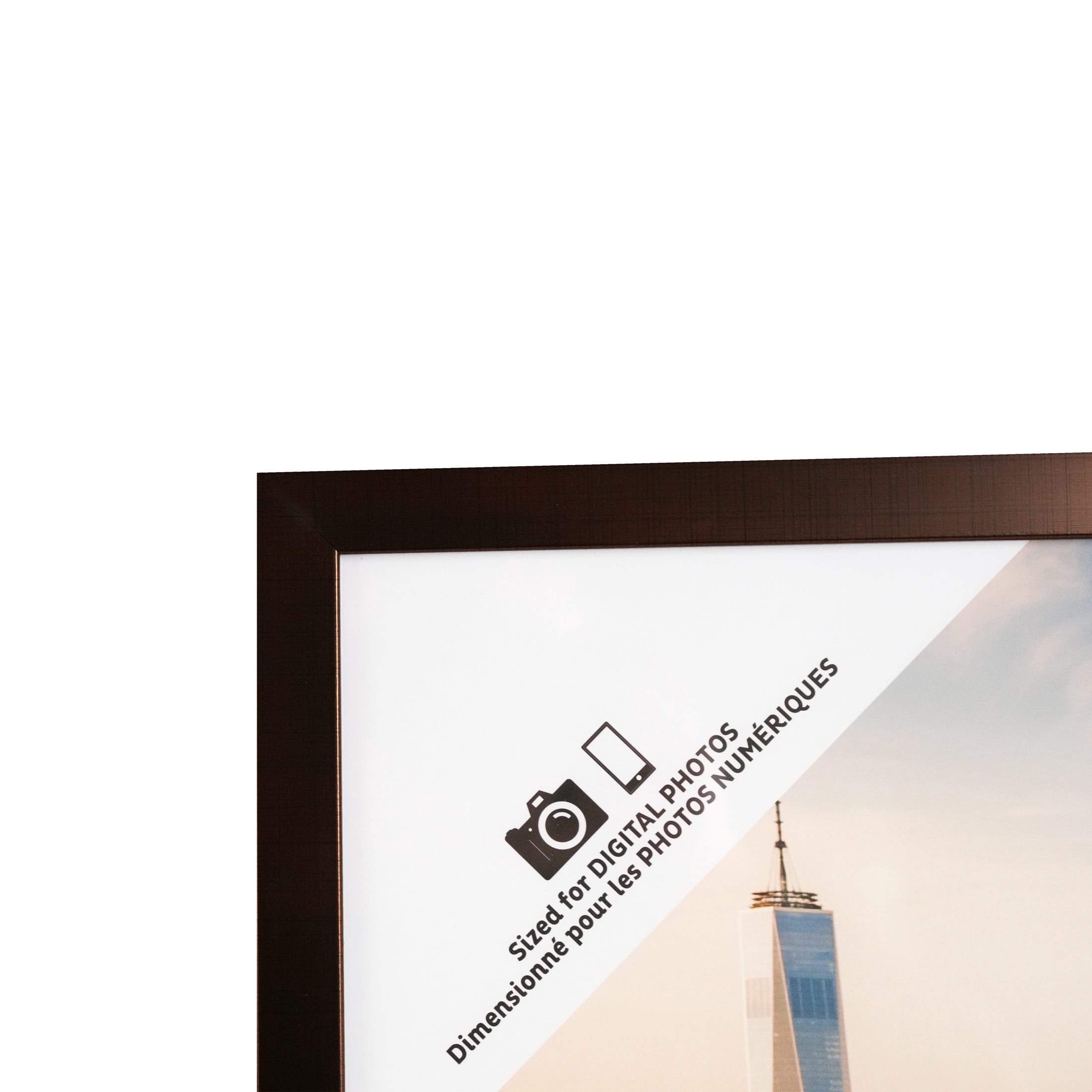 Studio Decor 18" x 24" Bronze Poster Frame - Includes Pre-attached Hanging Hardware, Horizontal or Vertical Display Frame for Posters, Photos and Art Prints - 1 Pack