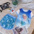 thumbnail image 1 of Conjunto de ropa de verano de Pokémon Pikachu para niños y niñas, camiseta de manga corta, pantalones cortos, chándal deportivo, conjuntos de pijamas qym unisex, 1 of 2