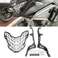 thumbnail image 2 of Powkky Motorcycle Headlight Protector Guard Grille Cover Motorbike Refitting Replacement for CB400X CB500X 2019?2022, 2 of 10