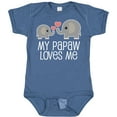 thumbnail image 3 of Inktastic Papaw Grandpa Loves Me Boys or Girls Baby Bodysuit, 3 of 5