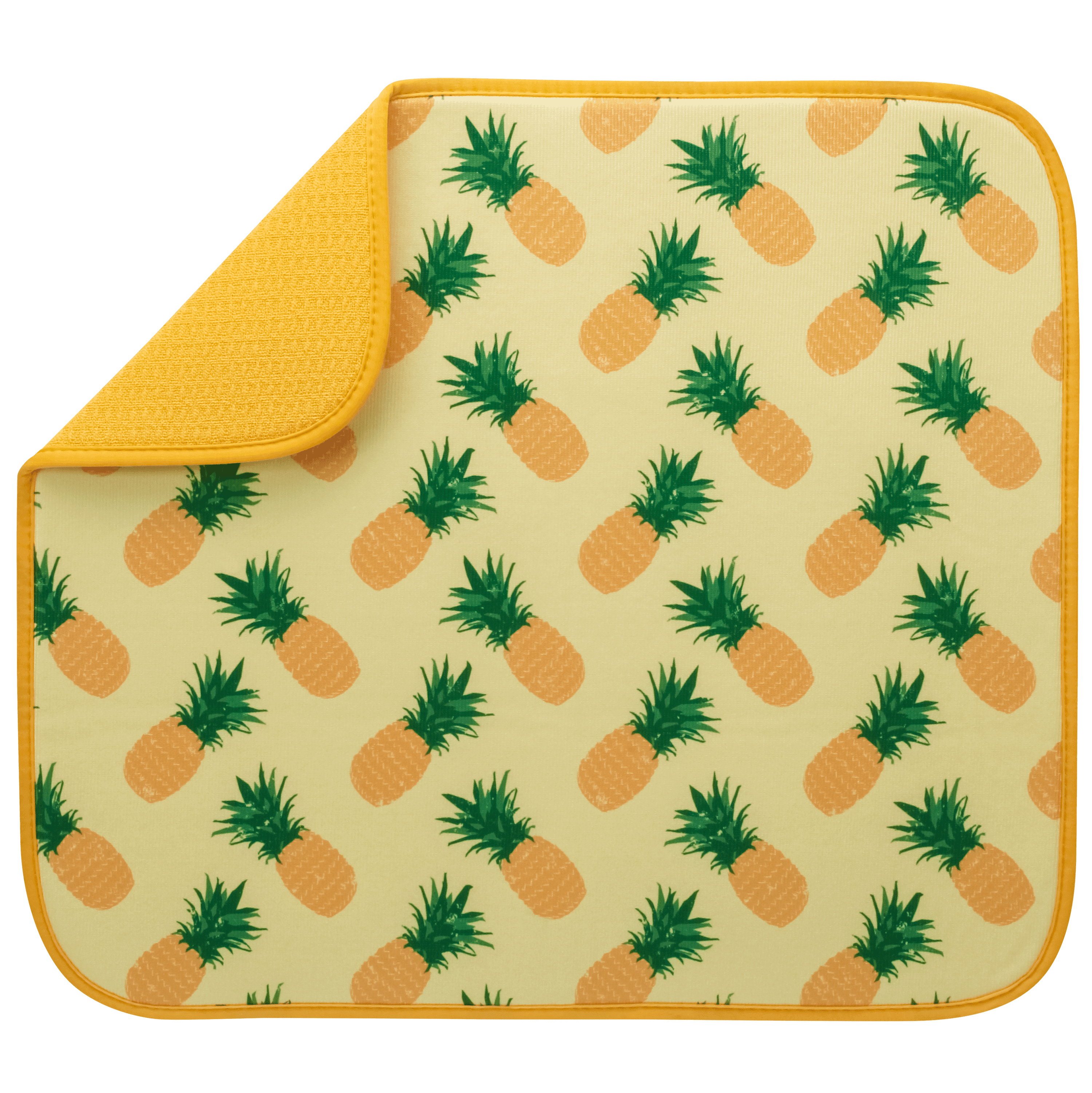 S&T INC. Absorbent, Reversible Microfiber Dish Drying Mat for Kitchen