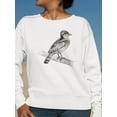 thumbnail image 2 of Eurasian Wryneck Sketch Sweatshirt Women -Image by Shutterstock, Female Large, 2 of 4