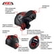 thumbnail image 2 of Casco Moto Abatible NZI  FLIPPY certificado ECE Talla XL Negro Mate, 2 of 6