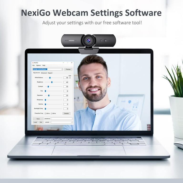 NexiGo HelloCam, 1080P Webcam with Windows Hello,, Automatic