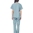 thumbnail image 4 of Dagacci Medical Uniform Unisex Scrubs Set Scrub Top and Pants, 4 of 5