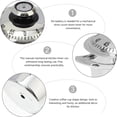 thumbnail image 5 of IDEANATEGRATE Pot Shape Mechanical Timer 1Set for Time Control present .9x2.8in Families Friends Kitchen Use, 5 of 8