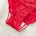thumbnail image 6 of Women's Seamless Cheeky Underwear Cute Soft Satin Low Rise Stretch Hipster Bikini Panties, 6 of 7