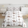 thumbnail image 2 of Feelyou Western Cowgirl Cowboy Twin Comforter Sets, Vintage Boho Damask Bedding Set, 2pcs, 2 of 8
