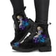 thumbnail image 2 of Zapatillas altas con estampado de flor y calavera para Mujer, botines de Mujer a la moda para otoño e invierno, Botas para adultos de talla grande 43 góticas 2024, 2 of 5