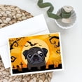 thumbnail image 2 of Halloween Black Pug Greeting Cards and Envelopes Pack of 8, 2 of 2