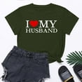 thumbnail image 1 of Meichang T-Shirts Graphiques pour Femmes T-Shirts de la Saint-Valentin T-Shirts Graphiques Mignons avec Cœur Hauts Décontractés à Col Rond Manches Courtes Coupe Ample T-Shirts de Fête T-Shirts de la Saint-Valentin, 1 of 8