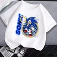 thumbnail image 2 of Camiseta con estampado de anime de Sonics para niños, bonita camiseta de algodón de verano para niños, camiseta informal de dibujos animados para niños, ropa de manga corta, camiseta de moda, regalo, 2 of 5