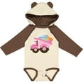 thumbnail image 3 of Inktastic Easter Jelly Bean Dump Truck Girls Long Sleeve Baby Bodysuit, 3 of 5