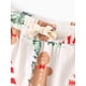 thumbnail image 3 of Pantalones de pijama PATPAT para niñas, a cuadros, color blanco, pan de jengibre, talla 7-8 años, 3 of 7