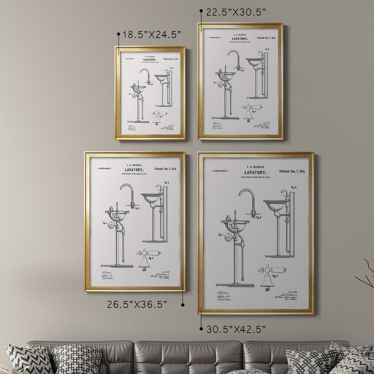 Vintage Sink II Premium Classic Framed Print - Ready to Hang