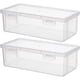 thumbnail image 1 of 2Pcs Kitchen Condiment Holder Bread Storage Box Sealed Toast Container Toast Organizer, 1 of 5