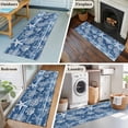 thumbnail image 5 of Runner Rug 2 x 6 Ft, Navy Blue Coastal Washable Non-Slip Floor Mat for Kitchen Hallway/Entryway, Summer Beach Nautical Starfish Coral Vintage Long Kitchen Runner Area Rugs for Living Room,, 5 of 8