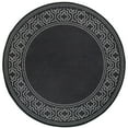 thumbnail image 5 of Oriental Weavers Marina Area Rug 1247K Black Dotted Ogee 7' 10" x 7' 10" Round, 5 of 5