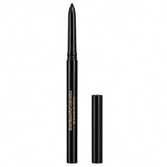 Bold Beautiful Cosmetics Waterproof Matte Gel Black Eyeliner Pencil, 1 Count
