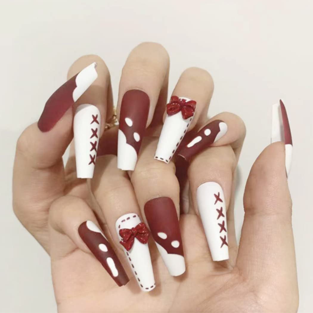 Beautiful Valentine's Day Nails 2021 : Louis Vuitton Kiss Red Nails