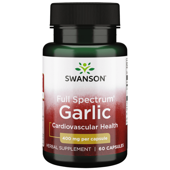 Swanson Full Spectrum Garlic (Cloves) 400 mg 60 Capsules