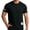 Black-Tshirts for men, variant on Men's Big and Tall Shirts Short Sleeve Crewneck T-Shirts Solid Color Casual Tshirt Summer Comfy Basic Tee with Pockets