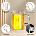 thumbnail image 4 of WhiteRhino 6 Cup Glass Measuring Cup with Handle, 50 oz Large Capacity for Baking Cooking, Easy Read and Wash, 4 of 6