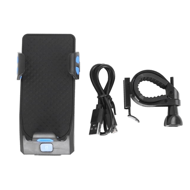 Soporte para teléfono con Banco de energía para bicicleta, carga USB, soporte de navegación para teléfono inteligente para bicicleta de montaña