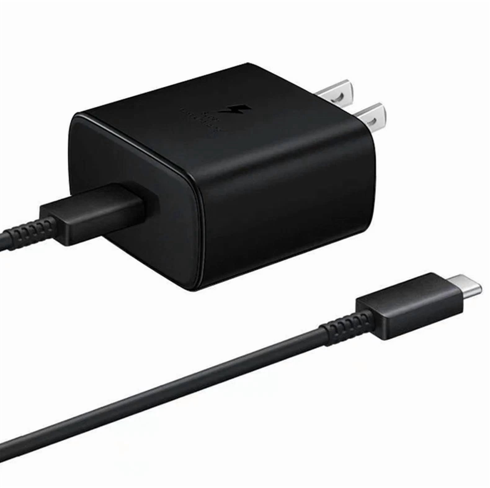 Samsung 45W USB-C Super Fast Charging Wall Charger with Type 3FT C Cable ( Comes with 2 year warranty)