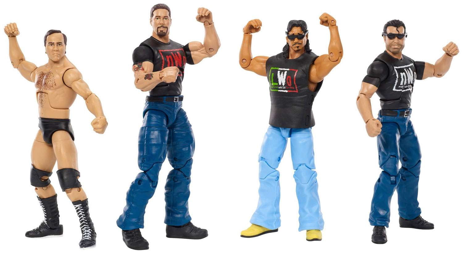 WWE Elite Action Figures: Guerrero, Nash, Hall & Zybysko (NWO) 4