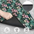 thumbnail image 5 of Uemuo Car Floor Mats - Rose Flowers Pattern Carpet Floor Mats for Cars, Auto Accessories Front & Rear Car Floor Foot Mat Sets of 4 Pieces, 5 of 6