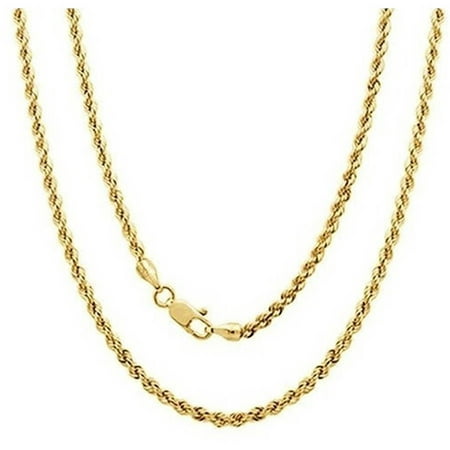 A 14kt Yellow Gold Rope Chain, 16
