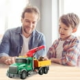thumbnail image 4 of Giunmcul Rubbish Truck Engineering Toy ABS Inertial Self-Loading Tipping Garbage Truck 39x23x12cm 1pc, 4 of 6