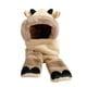 thumbnail image 3 of Conjunto de invierno 3 en 1 con Gorro orejas guantes bufanda Caqui Yuyangstore Gorro de peluche, 3 of 8