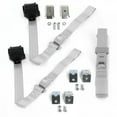 thumbnail image 1 of Standard 2 Point Gray Retractable Bench Seat Belt Kit with Bracketry & 3 Belts for 1965-1970 Chevy Impala, 1 of 1