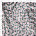 thumbnail image 4 of Soimoi Pink Modal Satin Fabric Crabs Ocean Decor Fabric Printed Yard 42 Inch Wide, 4 of 6