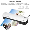 thumbnail image 1 of Laminator, avec 20 Pochettes Ensemble de 20 Pochettes en Papier Taille A4 Fournitures Taille A4 et Rondes Pochettes à Bouton en Abs Coupe-Papier Lamination 2 Rouleaux Coupe-Papier Rondes Coupe-Rondes Abs Sl299 Laminator Wemay, 1 of 5