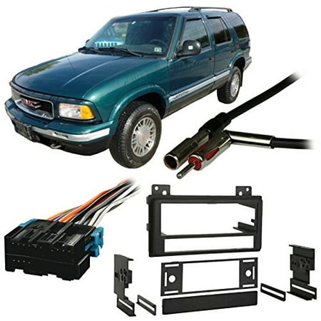Install Dash Kit Gmc Jimmy - Fits GMC Jimmy 1995-1997 Single DIN Aftermarket Harness Radio Install Dash Kit, Fits GMC Jimmy 1995-1997 Single DIN Aftermarket Harness Radio Install.., By Harmony Audio