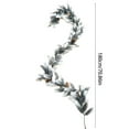 thumbnail image 3 of PALIFEUR Christmas Garland - Winter Christmas Decorations Garland, Artificial Christmas Garlands for Mantle Table Wall Fireplace Holiday Party Christmas Tree Decorations, 71 inch, 3 of 10